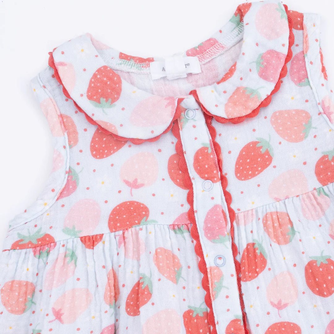 Angel Dear Girls Jill Dress With Bloomer   703-S26-STB    Strawberry Bliss