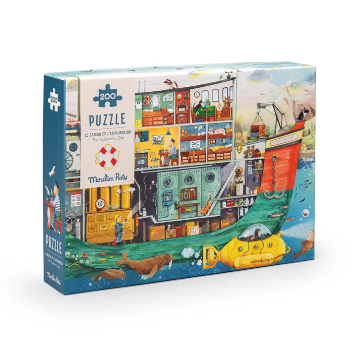 Moulin Roty L'Explorateur Ship Puzzle  712446