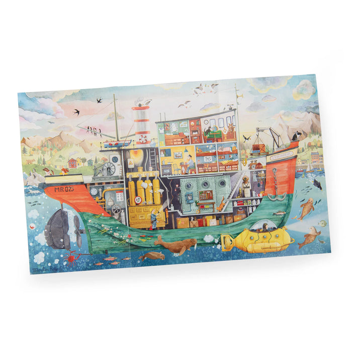 Moulin Roty L'Explorateur Ship Puzzle  712446
