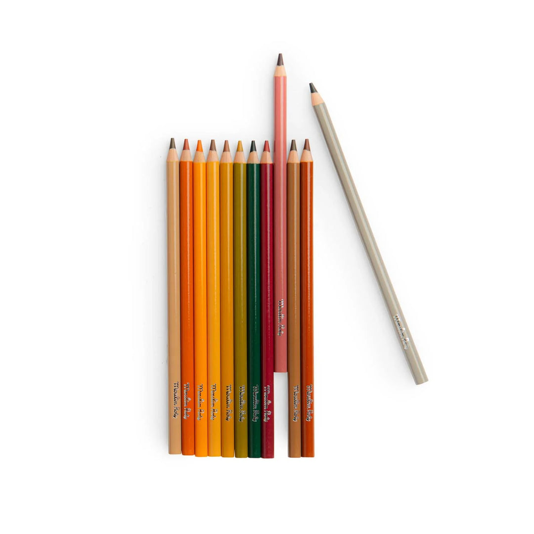 Moulin Roty Animal Colouring Pencils and Cards  712613