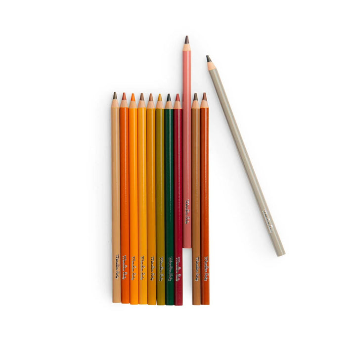 Moulin Roty Animal Colouring Pencils and Cards  712613