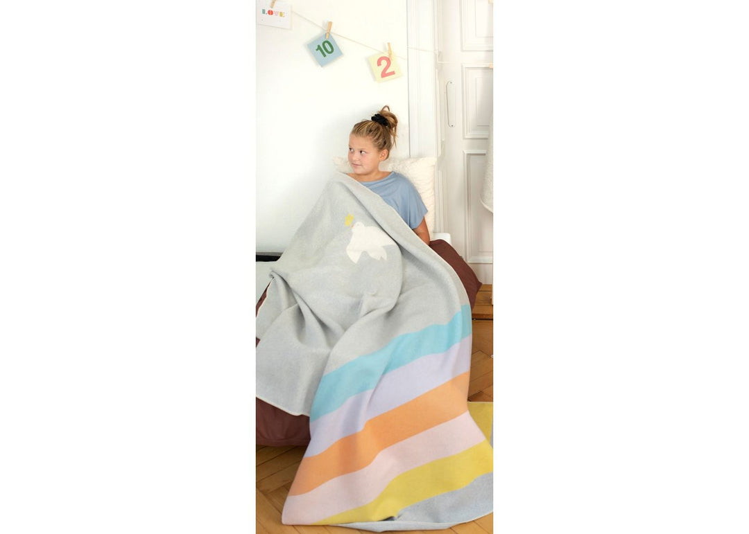 David Fussenegger Kids Blanket  DF-71769740  Rainbow Grey *