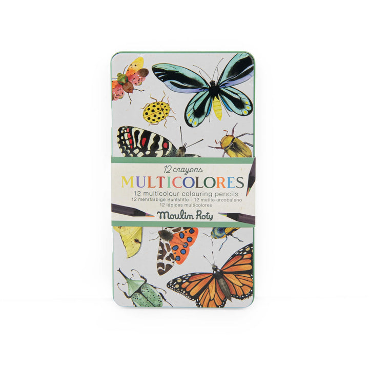 Moulin Roty    Multi Colored Pencil Set   12 Pencils   719101