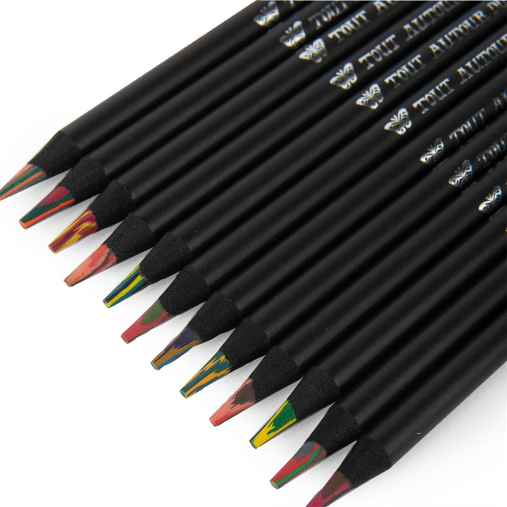 Moulin Roty    Multi Colored Pencil Set   12 Pencils   719101