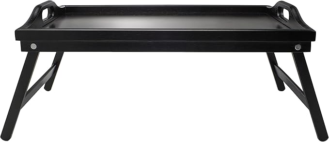 Bamboo Breakfast Tray  -  Black