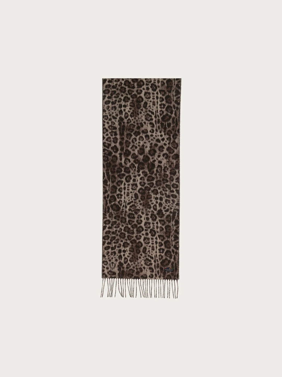 Fraas Cashmink Scarf with Leo Design  625353-860  Taupe