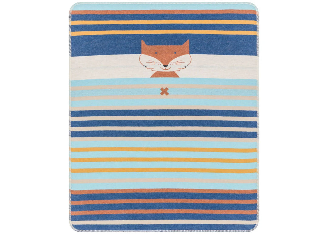 Fussenegger Juwel Baby Blanket Fox Stripes