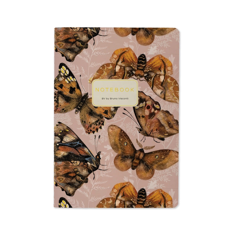 Bruno Visconti Notebook - Butterfiles on Blush 505/73