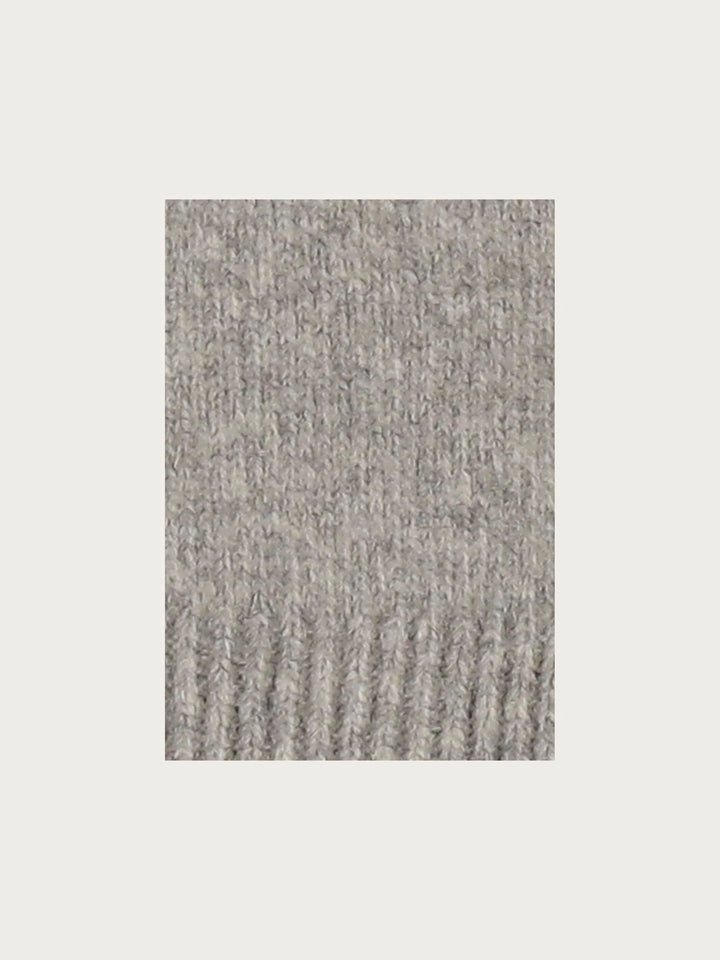 Fraas Knitted Gloves in Wool Blend  667088-910  Silver