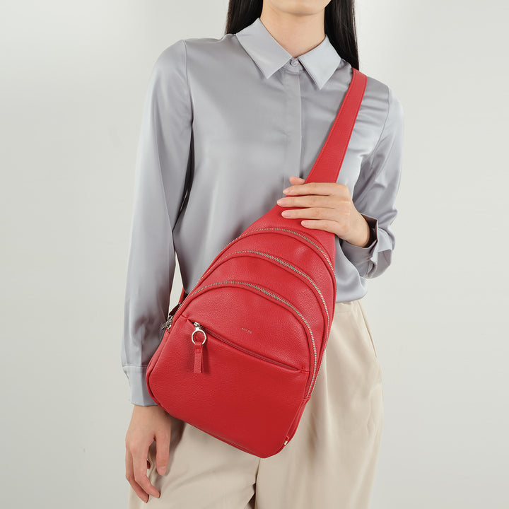 Colab Folio Slingbag 7408T Cherry Red