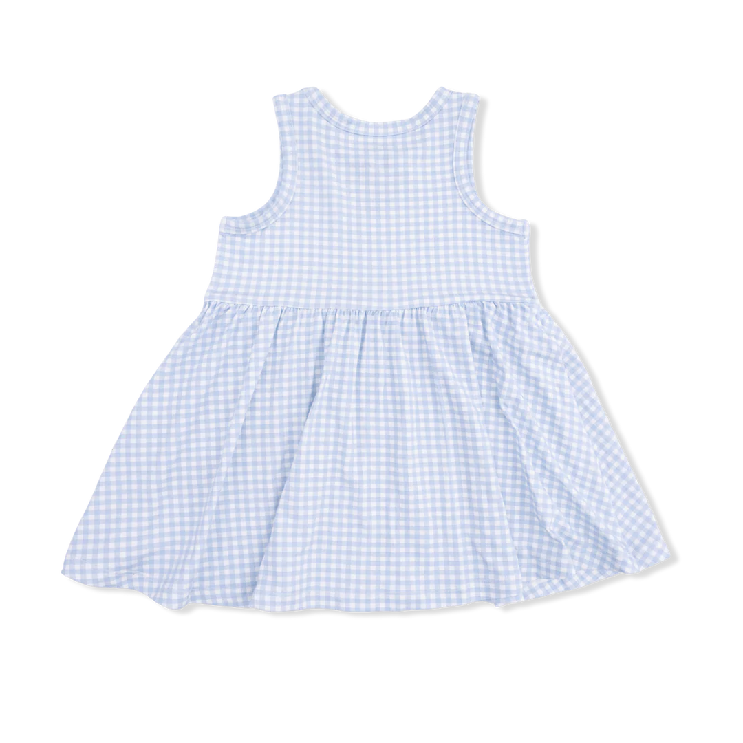 Angel Dear Baby Girl Tank Dress & Bloomer   743-S26-CFA   Mini Gingham Niagara Mist