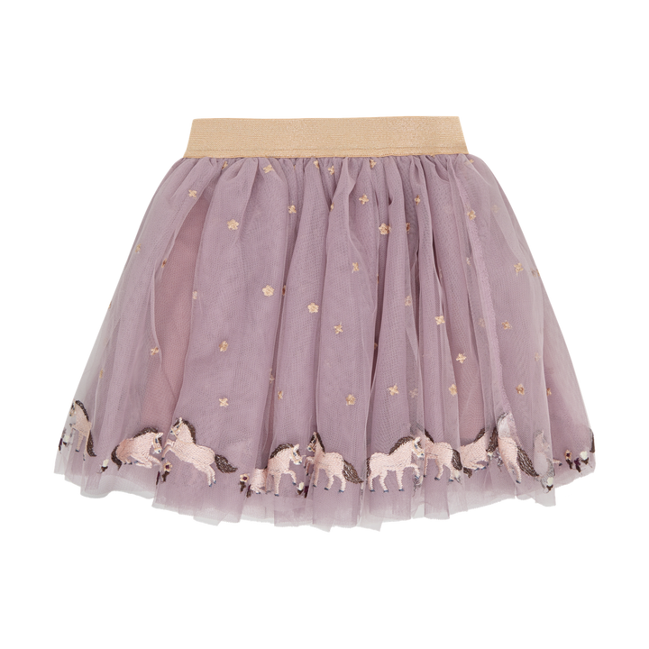 Minymo Girls Embroidered Tulle Skirt   124416-6510