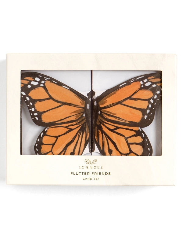 1Canoe2 Flutter Friends Greeting Card Set