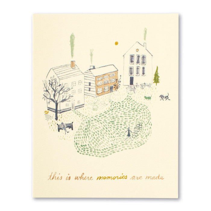 New Home Card - This is where memories are made