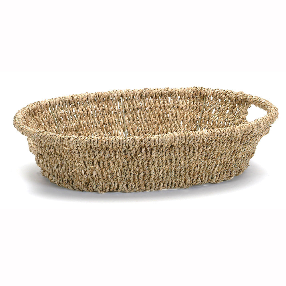 BBL Oval Seagrass Tray with Cut Out Handle