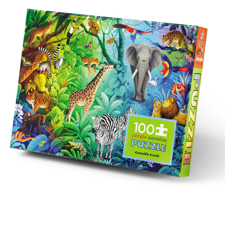 Crocodile Creek Holographic Jungle Paradise Puzzle  79102
