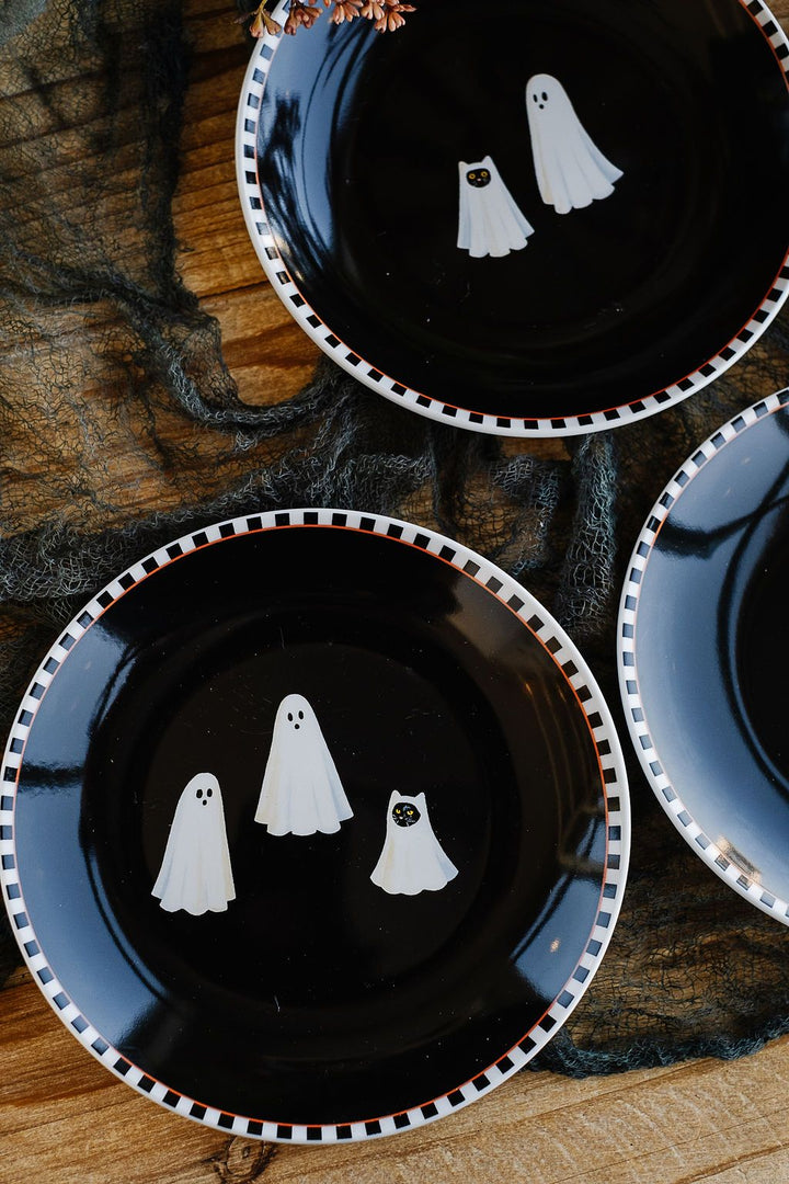 Kindred Spirits Halloween Appetizer Plate Set/4 JPT378D