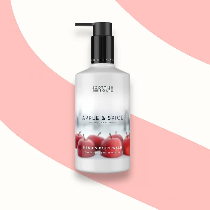 Scottish Fine Soaps Hand and Body Wash  -  Apple & Spice