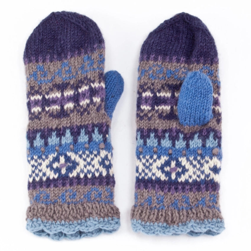 Lost Horizons Innsbruck Mittens  -  Blue