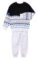 Miles Baby Boy Sweatshirt & Jogger Set 25FMW08E03-B