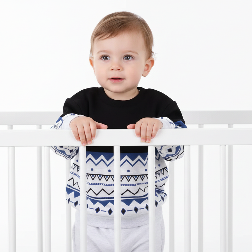 Miles Baby Boy Sweatshirt & Jogger Set 25FMW08E03-B