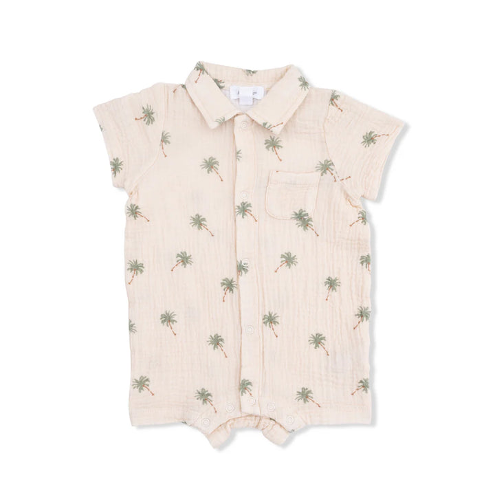Angel Dear Baby Boys Polo Shortie   802-S26-PLM
