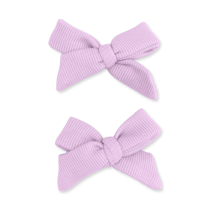 Angel Dear Baby Girl Bow Clips Set of 2   822-F26-SWO   Solid Winsome  Orchid