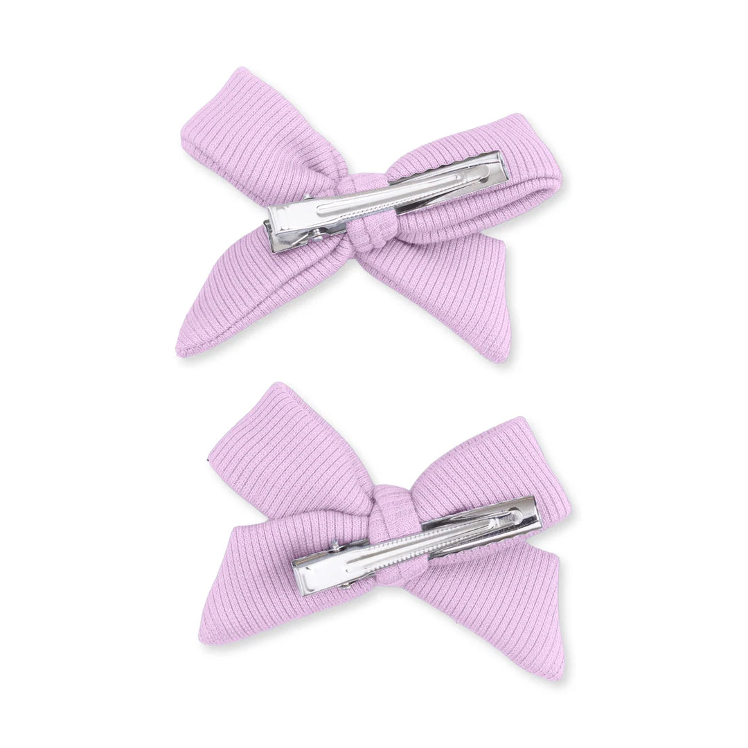 Angel Dear Baby Girl Bow Clips Set of 2   822-F26-SWO   Solid Winsome  Orchid