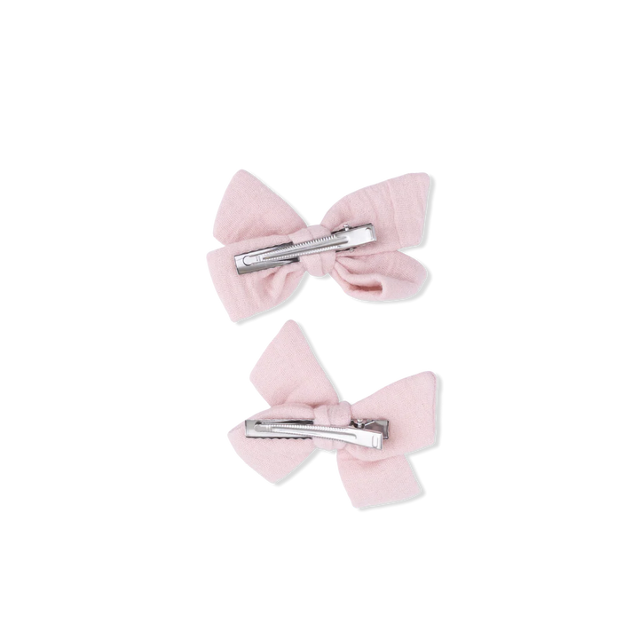 Angel Dear Bow Clips Set of 2    822-S26-SML    Solid Muslin Lotus