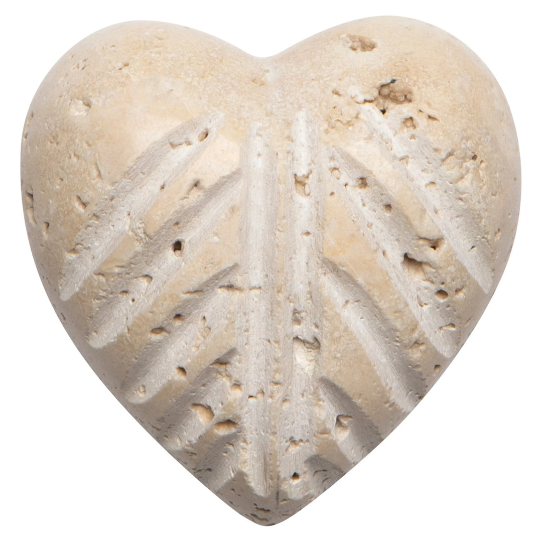 Danica Travertine Heart  HDO4270D  Medium Beige