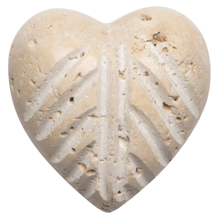 Danica Travertine Heart  HDO4270D  Medium Beige