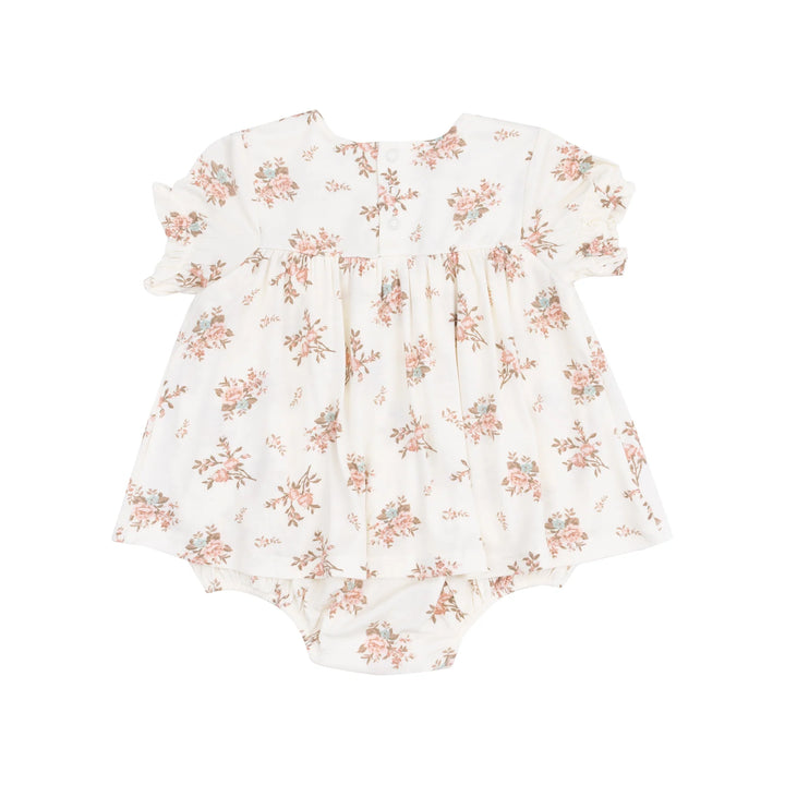 Angel Dear Baby Girl Smocked Ruffle Bubble With Skirt   833-S25-VIR  Vintage Rosebud