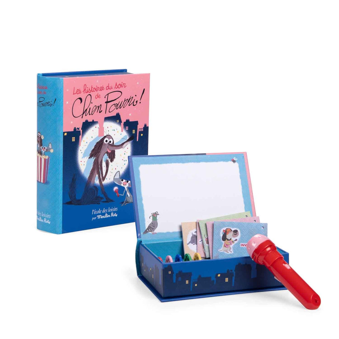 Moulin Roty Chien Pourri Storybook Torch Set   894377