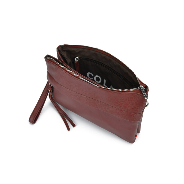 Colab Charlie Crossbody Clutch  7397  Mahogany