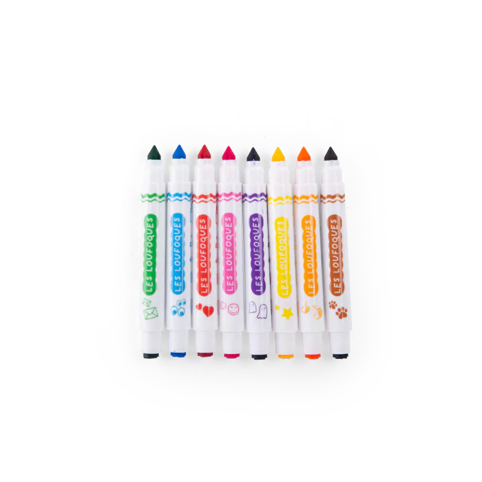 Moulin Roty Stamp Felt Pens  2-in-1   683602