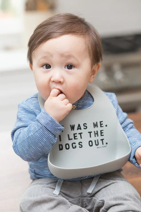 Bella Tunno Wonder Bib - It Was Me.  I Let the Dogs Out