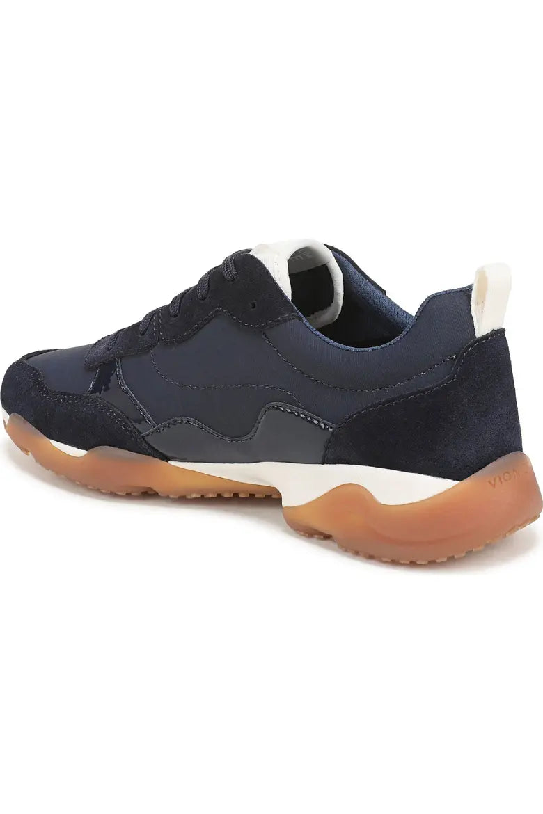 Vionic Walk Slim Glide Sneaker  -  Navy Blazer Suede
