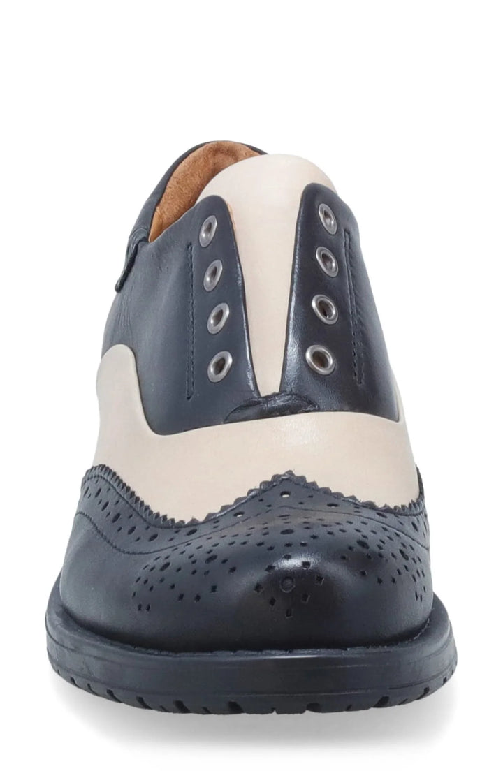 Miz Mooz Peabody Loafer  -  Black/Cream