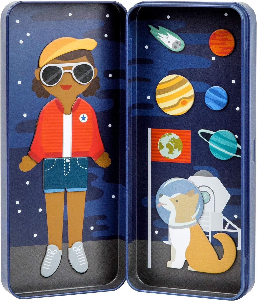 Petit Collage Space Bound Magnetic Play Set