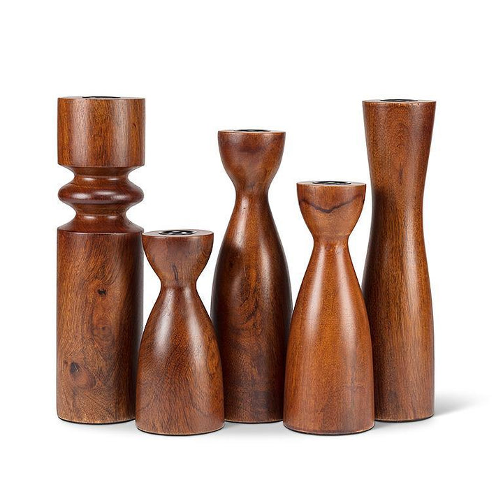 Abbott Walnut Taper Holder