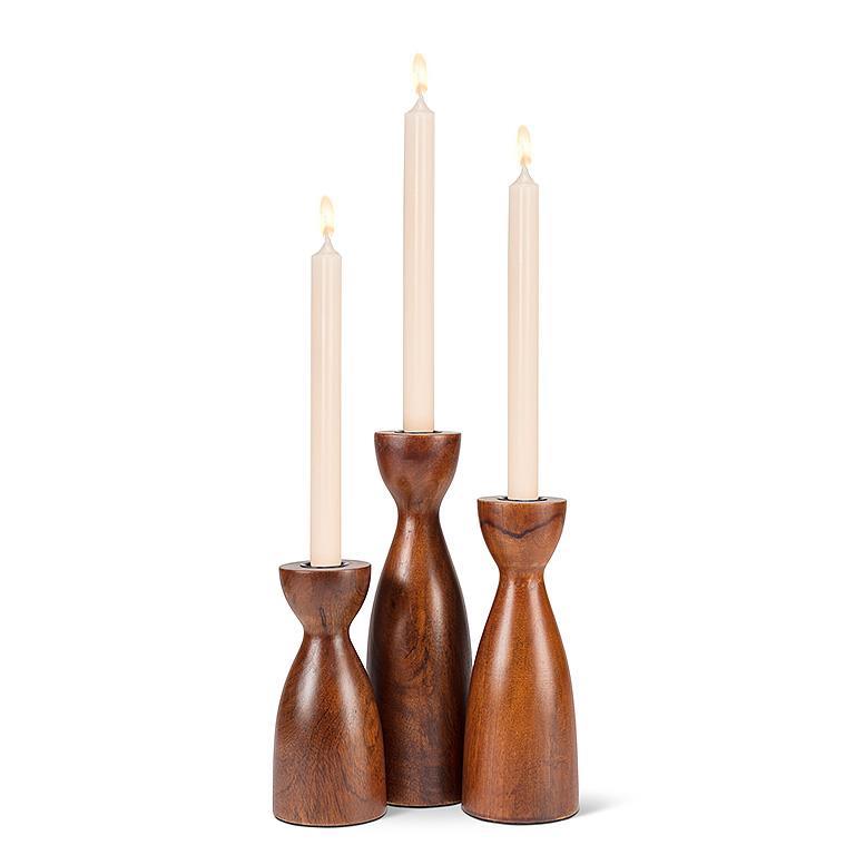 Abbott Walnut Taper Holder
