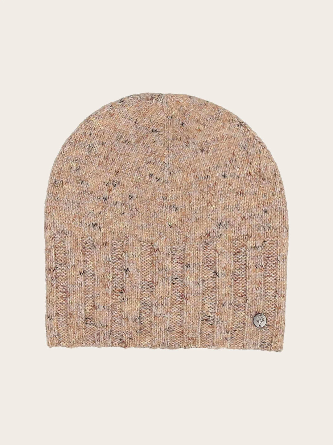 Fraas Mottled Knit Hat with Sequins  667106-881  Chinchilla