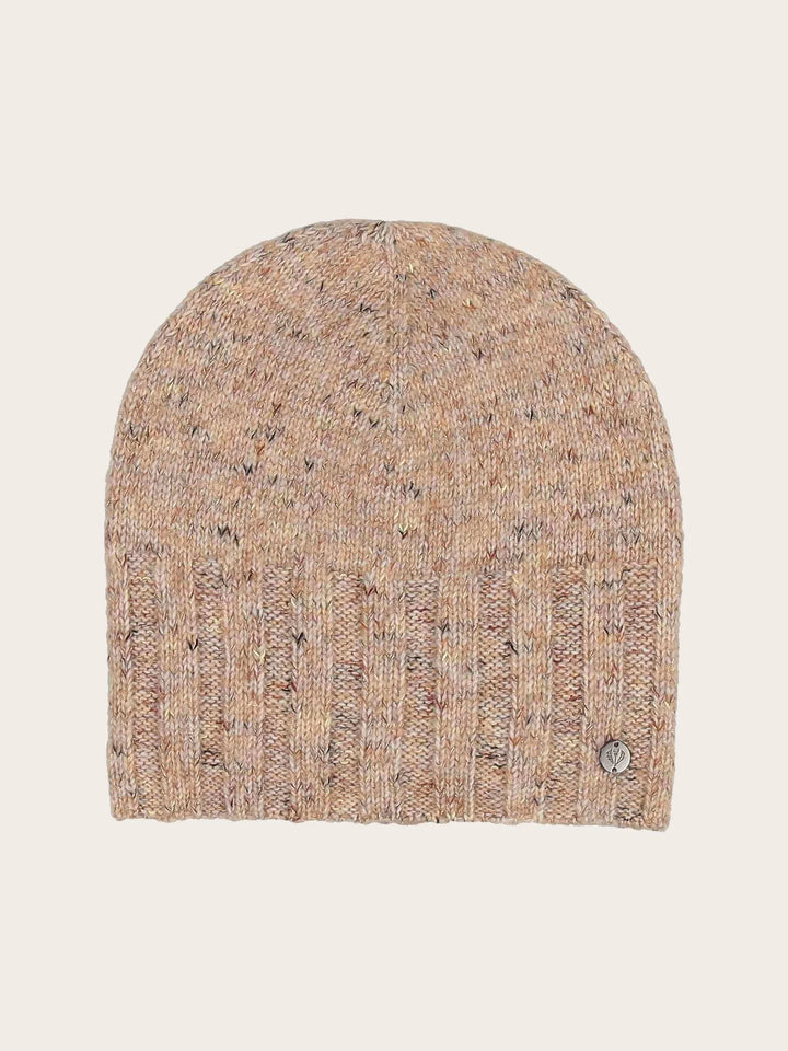 Fraas Mottled Knit Hat with Sequins  667106-881  Chinchilla