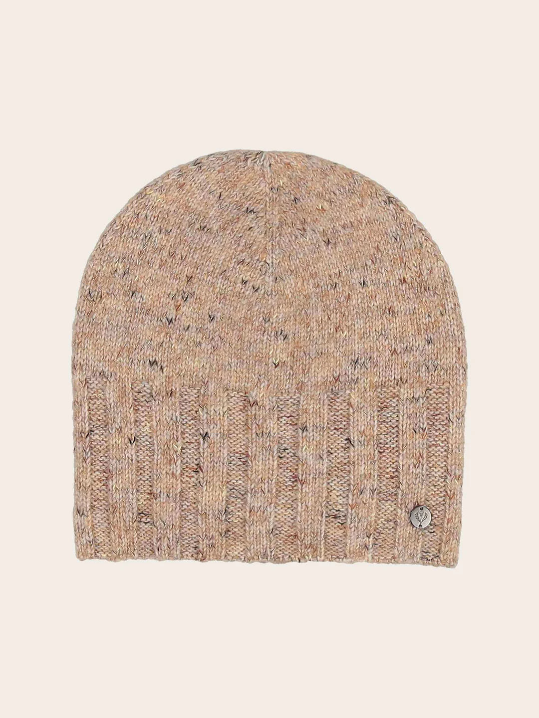 Fraas Mottled Knit Hat with Glitter  667106-881  Chinchilla