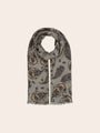 Fraas Scarf with Paisley Print  645030-940 Stone
