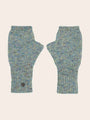 Fraas Knitted Wrist Warmers with Glitter Effect  667102-611 Neo Mint