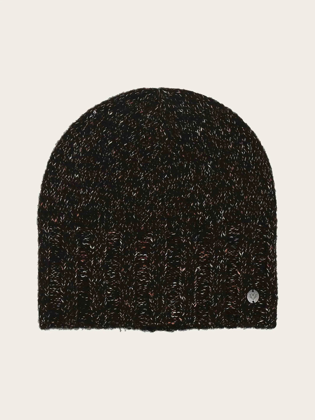Fraas Mottled Knit Hat with Sequins  667106-998  Caviar