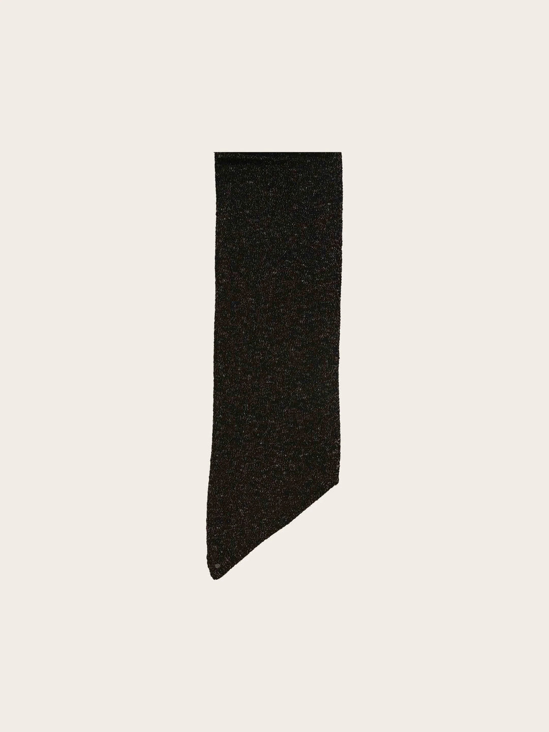 Fraas Knit Bias Cut Scarf with Glitter  667107-998 Caviar