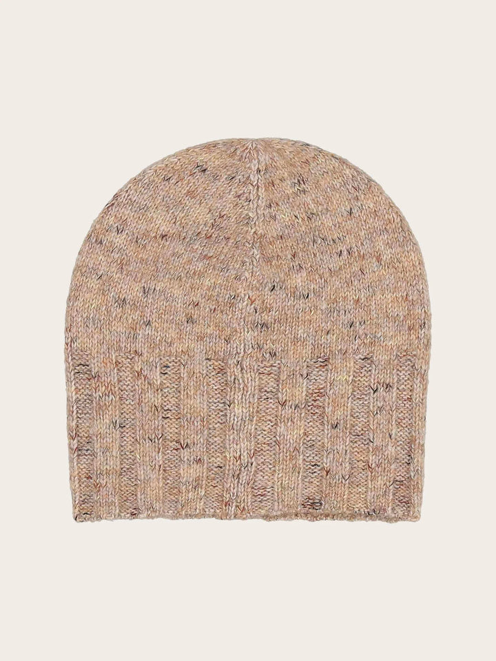 Fraas Mottled Knit Hat with Sequins  667106-881  Chinchilla