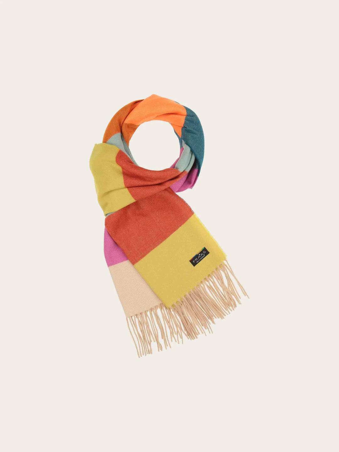 Fraas Striped Cashmink Scarf  620004-971  Multicolour